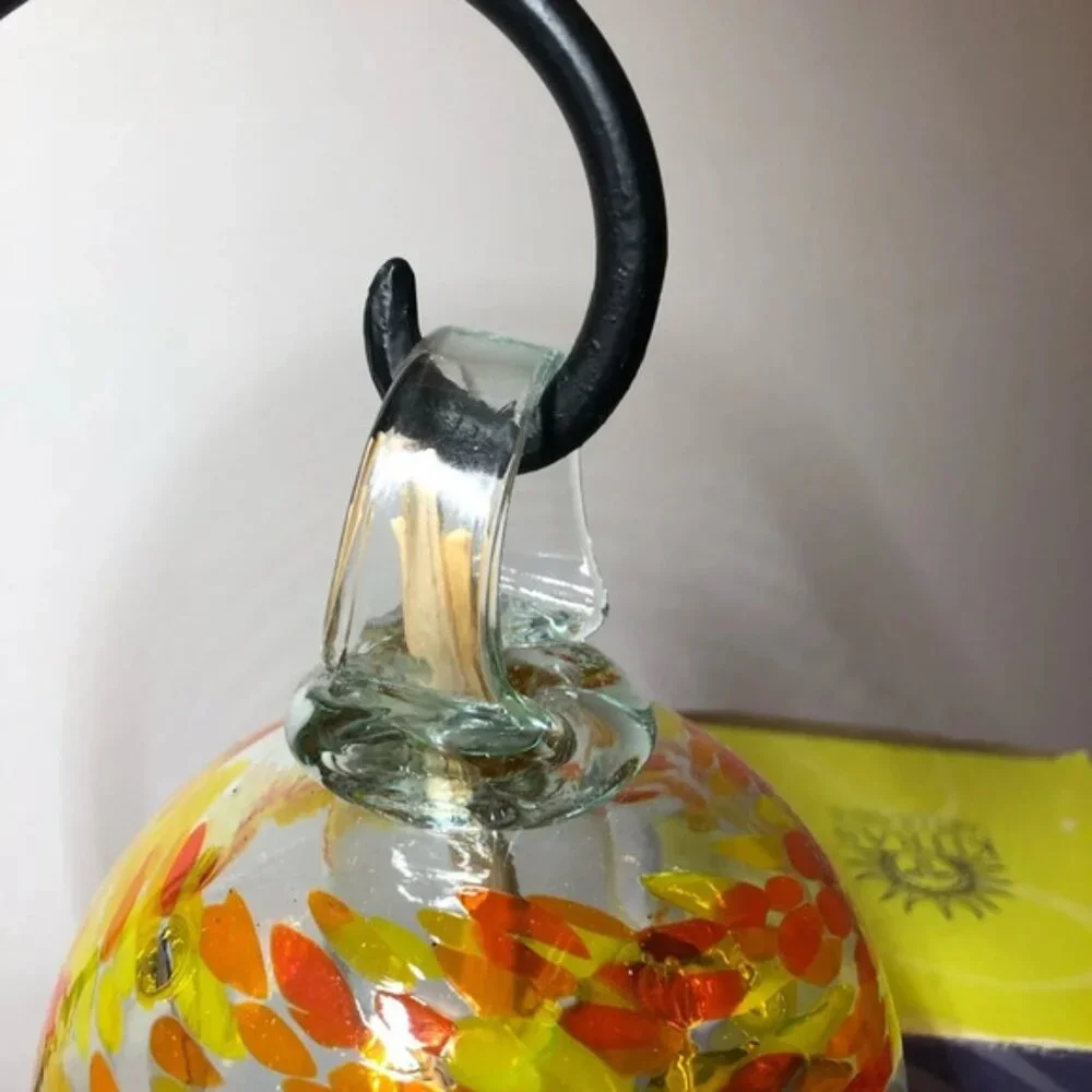 KITRAS blown glass air diffuser ball Fire Diffuser ELEMENTS Box included